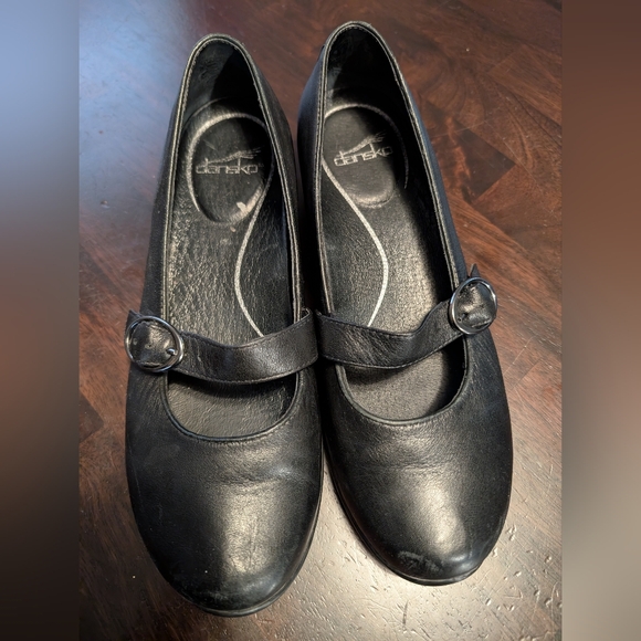 Dansko Shoes - Dansko Black Leather Mary Janes